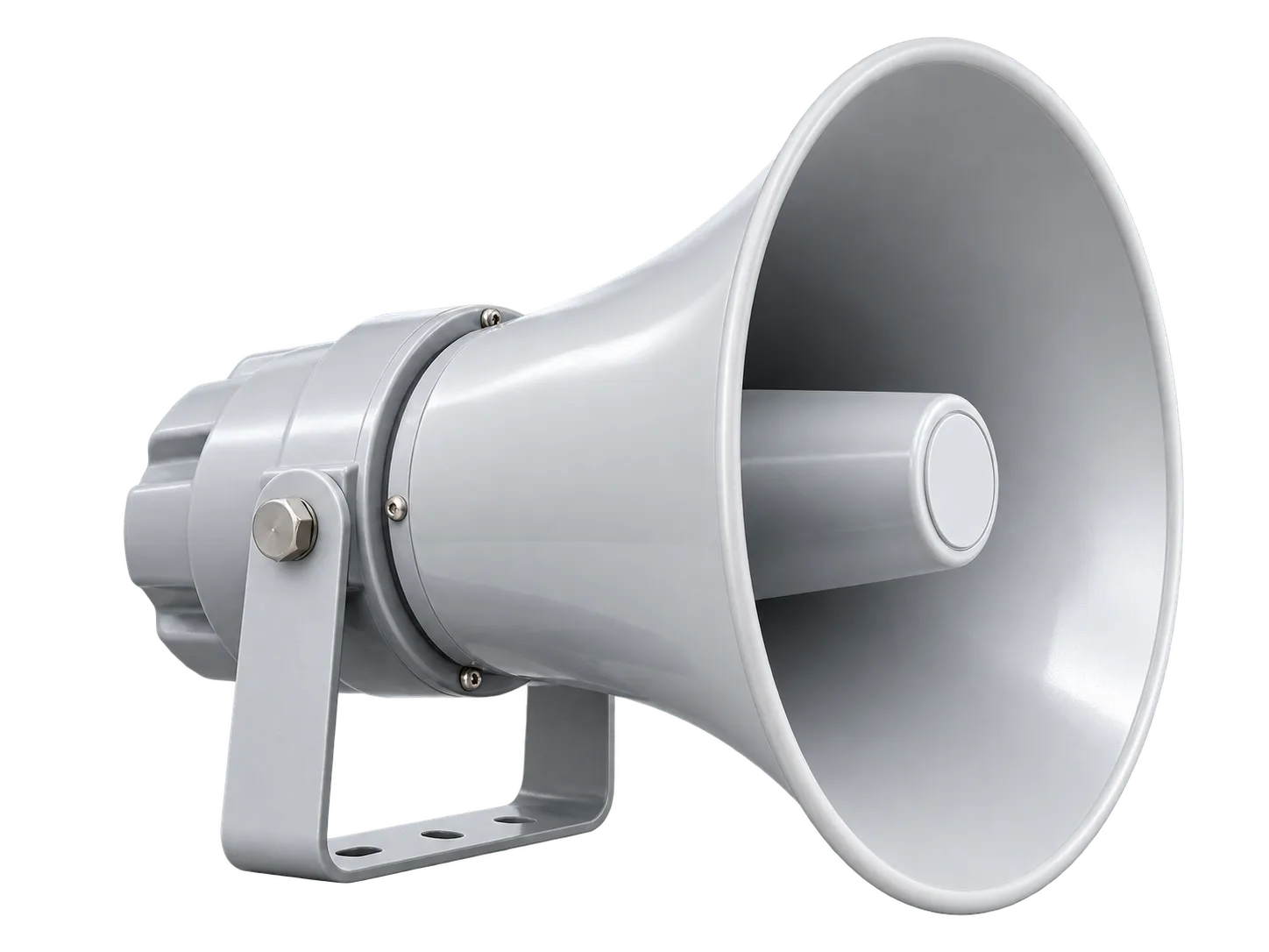 Weatherproof outdoor PA horn speaker